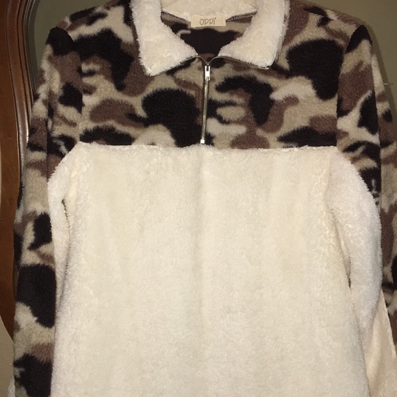 oddy sherpa pullover